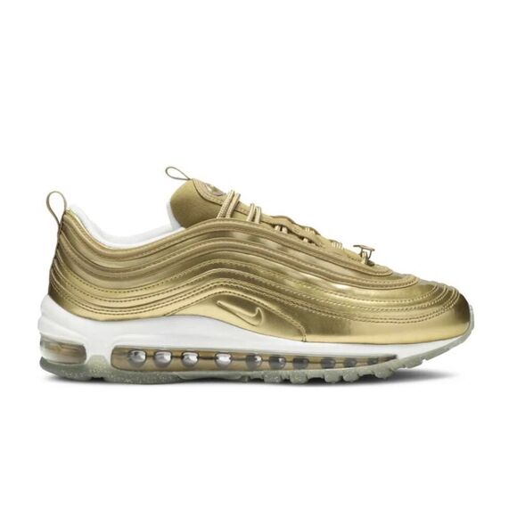 NIKE Air Max 97 LX 'Metallic Gold' Sneakers Size 7 - Picture 1 of 9